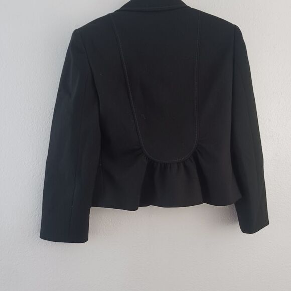 Valentino black 2 button jacket/ blazer size S - Picture 4 of 4